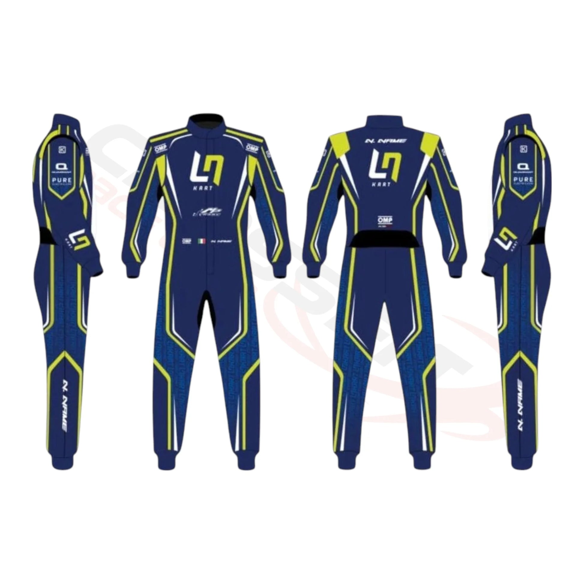 2022 LN Kart OMP Driver Overall Go Kart Race Suit