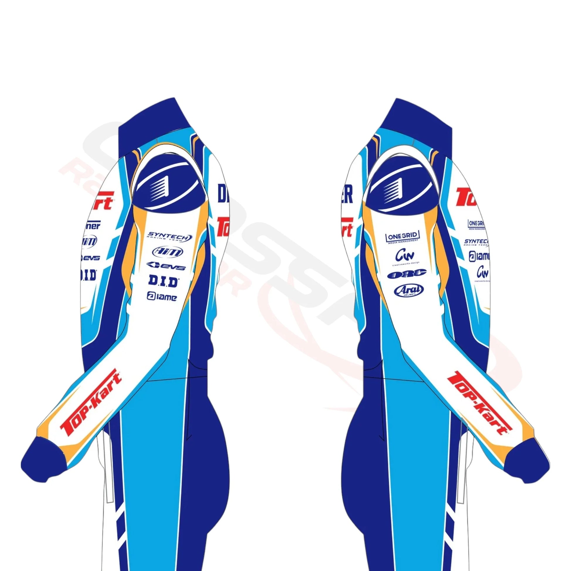 2023 Top Kart Racing Go Kart Race Suit