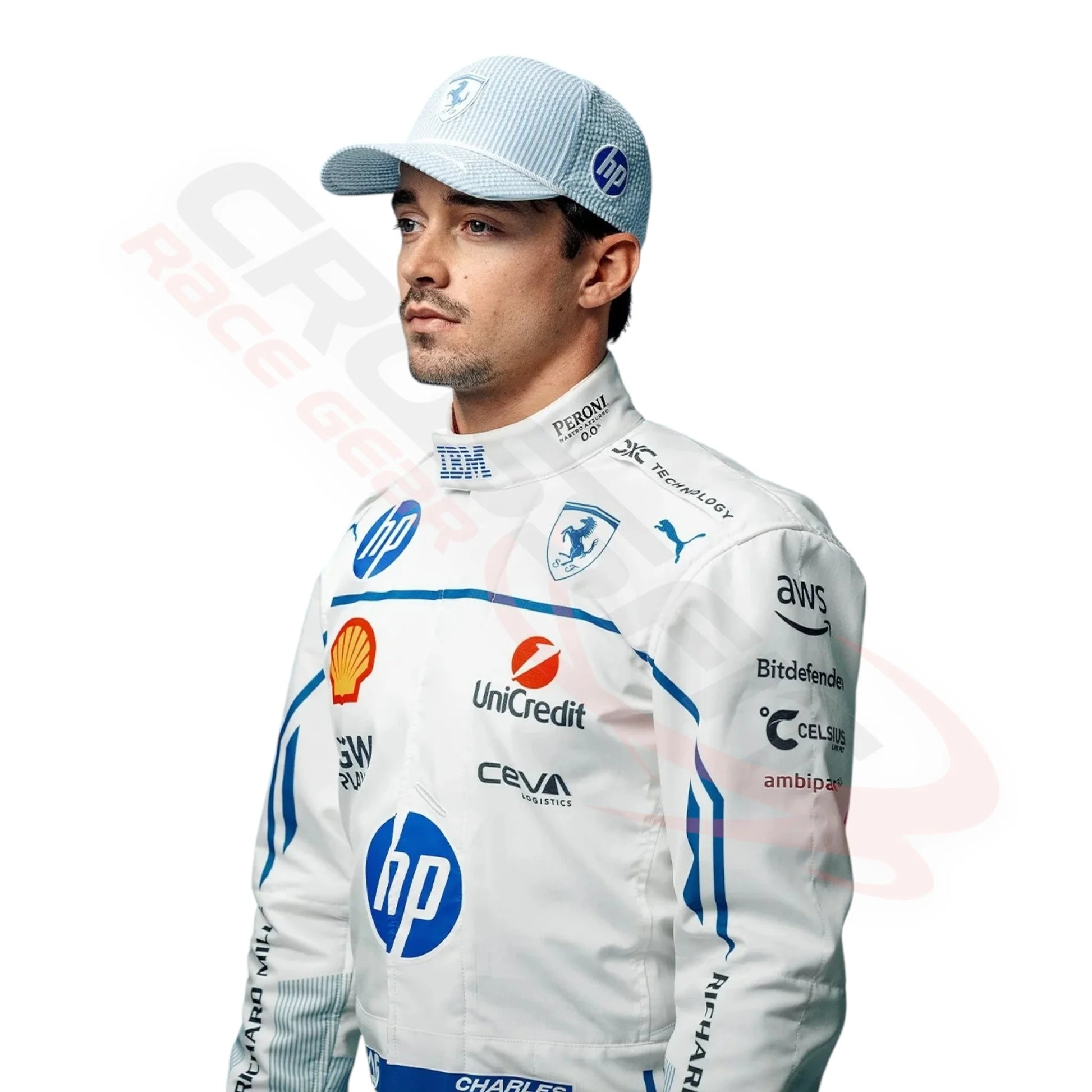2025 Charles Leclerc Scuderia Ferrari Hp Monaco GP Race Suit