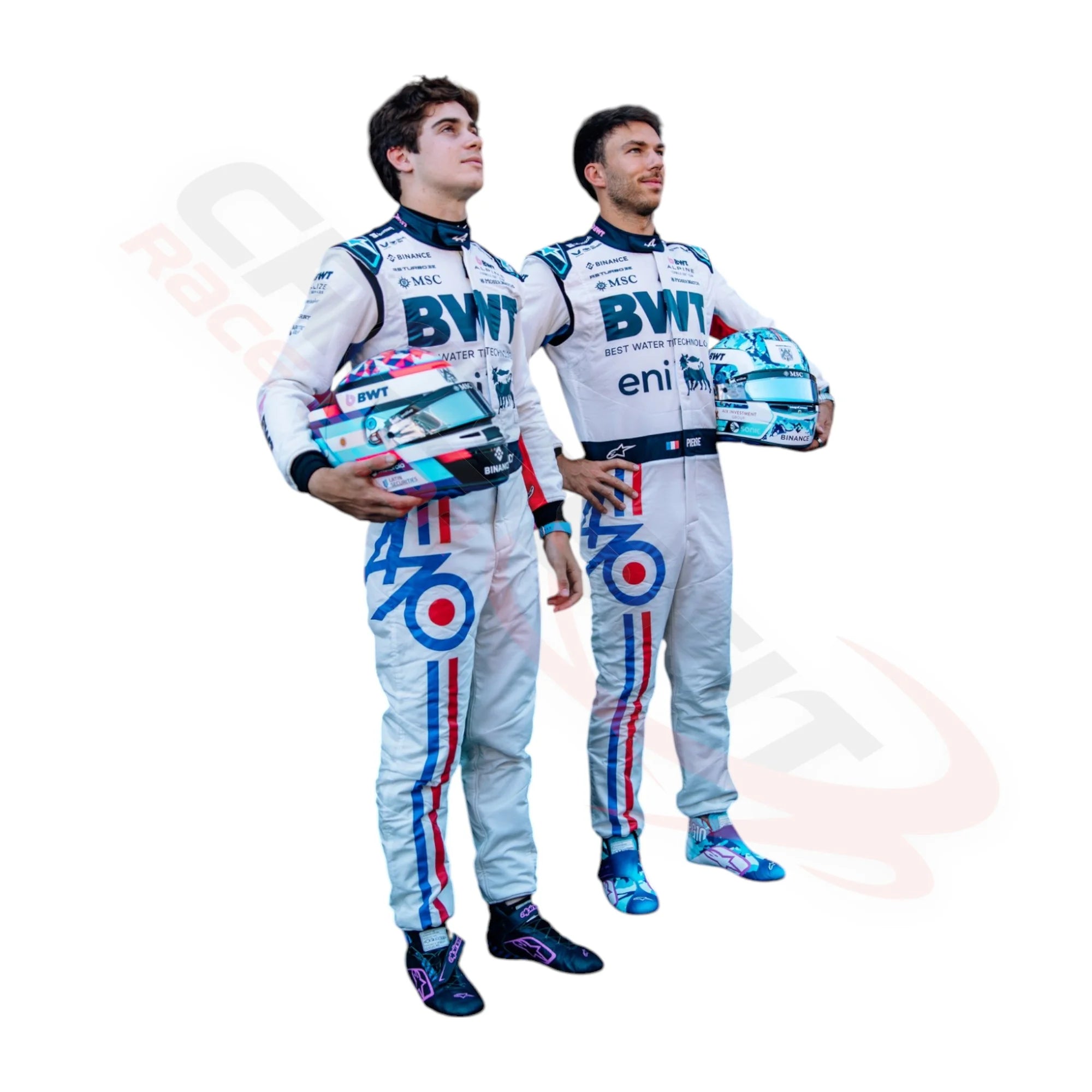 2025 Pierre Gasly Spanish GP celebrate 70 years Race Suit