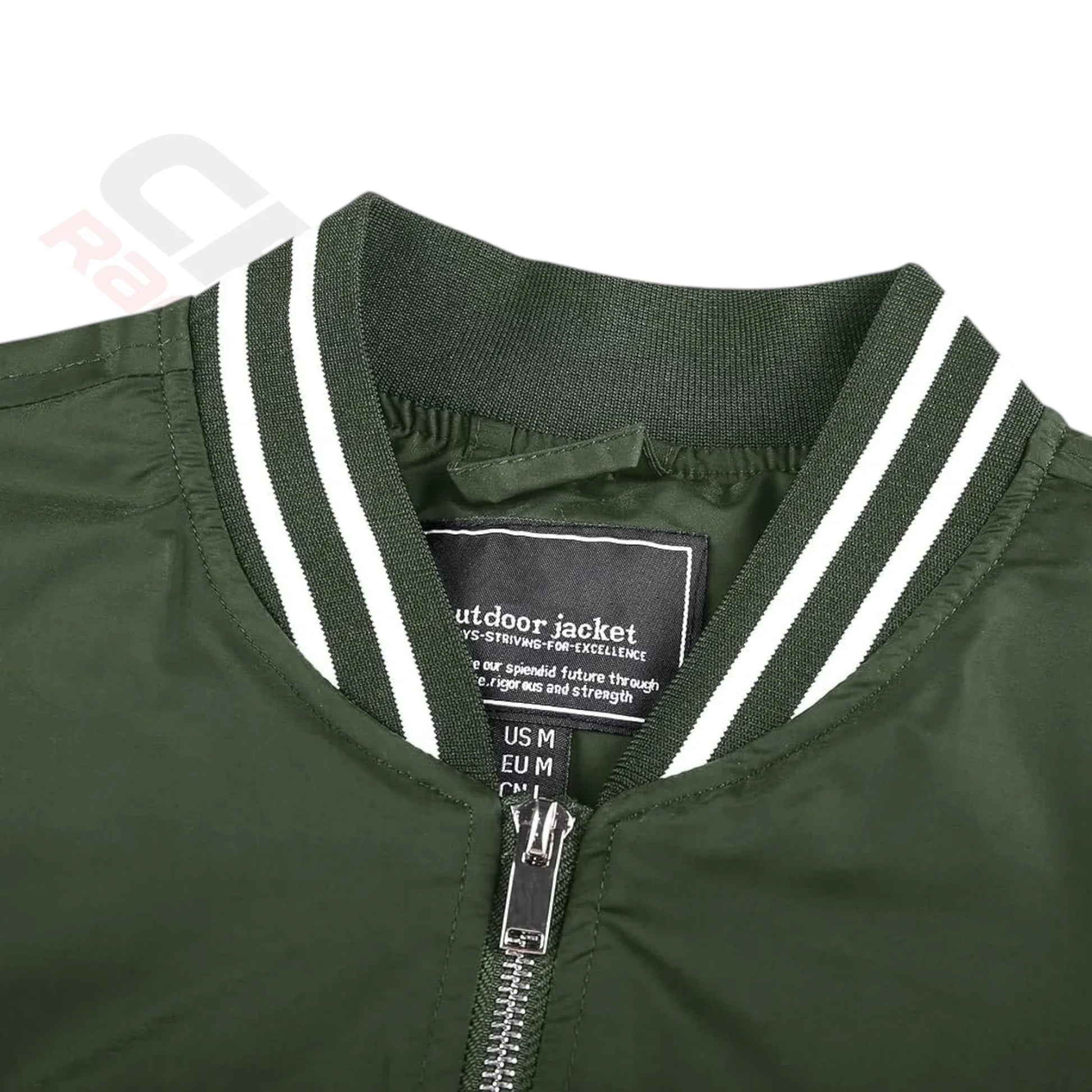 Men's Lightweight Bomber Jacket - Army Green