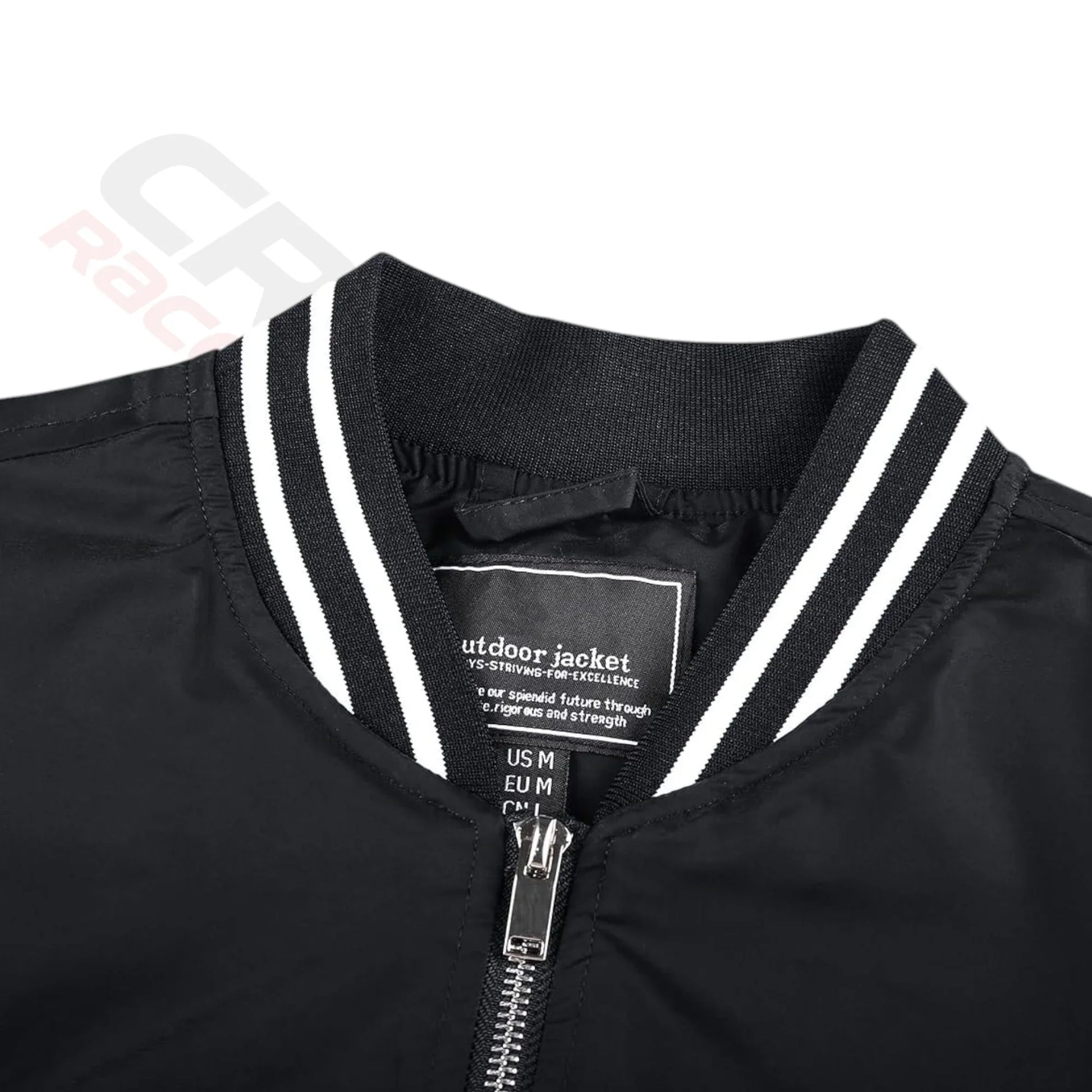 Men's Lightweight Bomber Jacket - Black