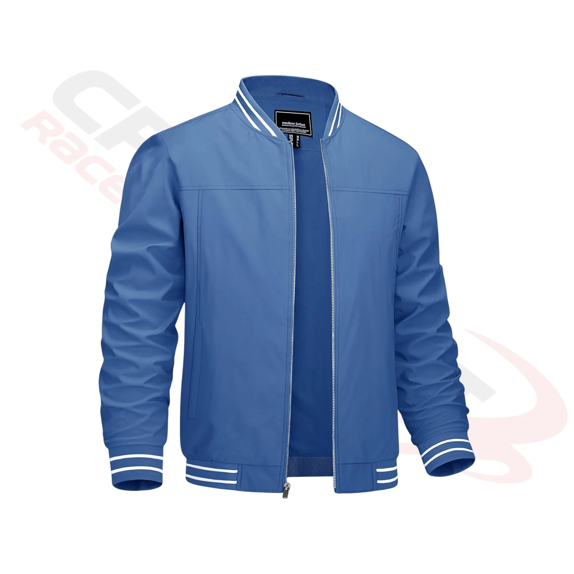 Men's Lightweight Bomber Jacket - Blue
