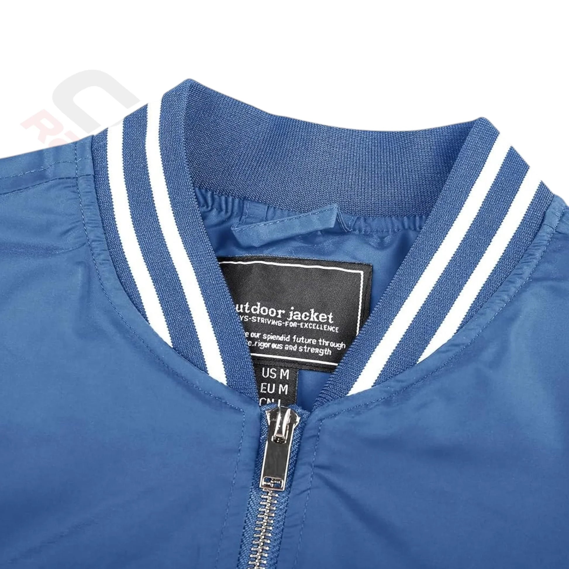 Men's Lightweight Bomber Jacket - Blue