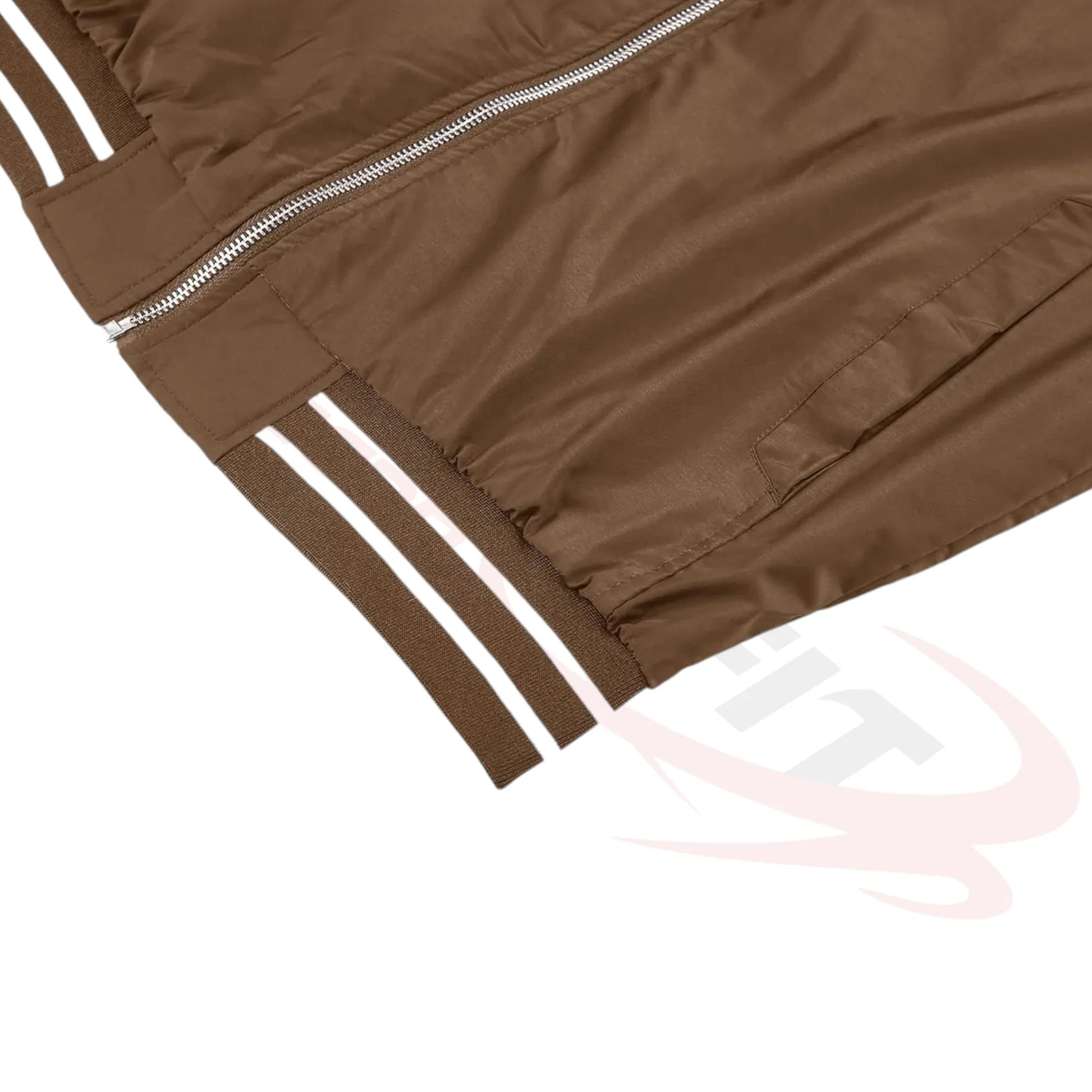 Men's Lightweight Bomber Jacket - Brown