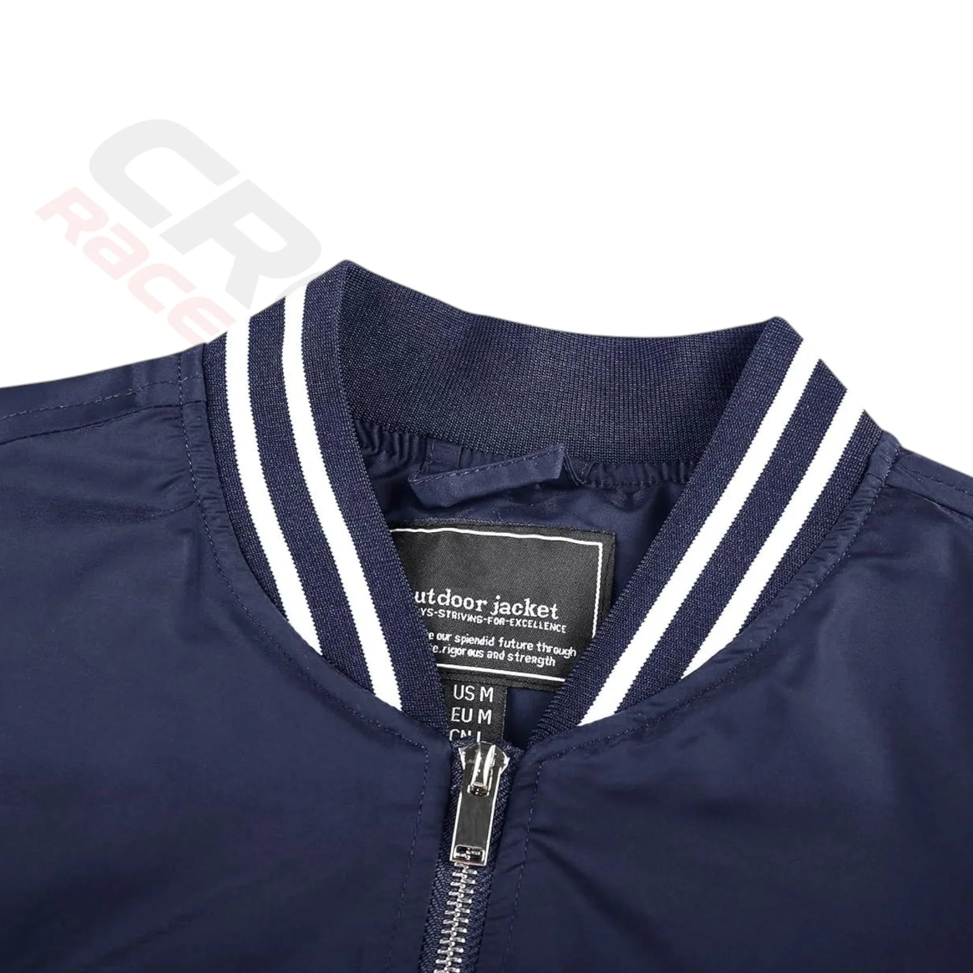 Men's Lightweight Bomber Jacket - Navy Blue