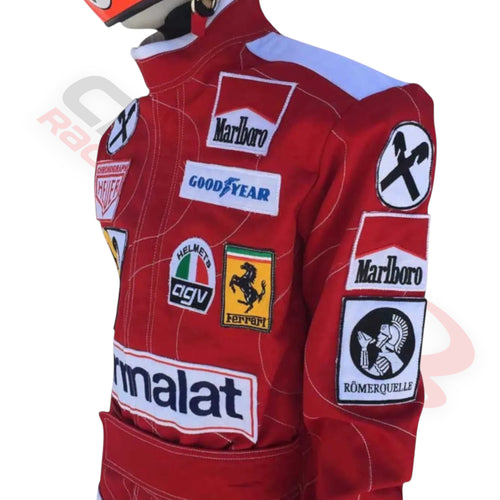 1976 Niki Lauda Embroidered patches F1 Race Suit