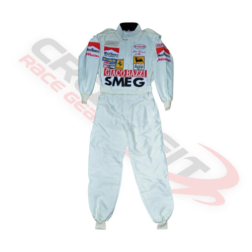 1980 Gilles Villeneuve SMEG Embroidered patches F1 Race Suit