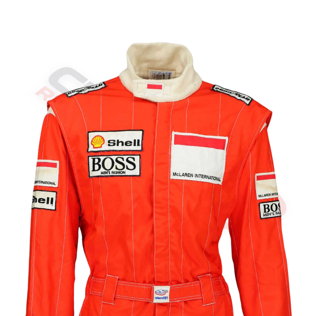 1987 Alain Prost McLaren F1 Printed Race Suit