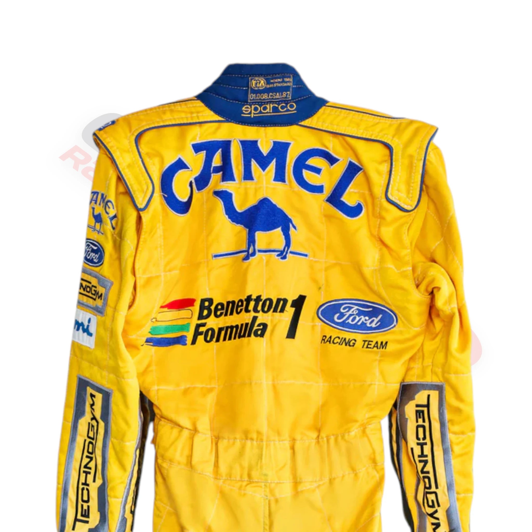 1993 Michael Schumacher Camel Benetton F1 Printed Race Suit