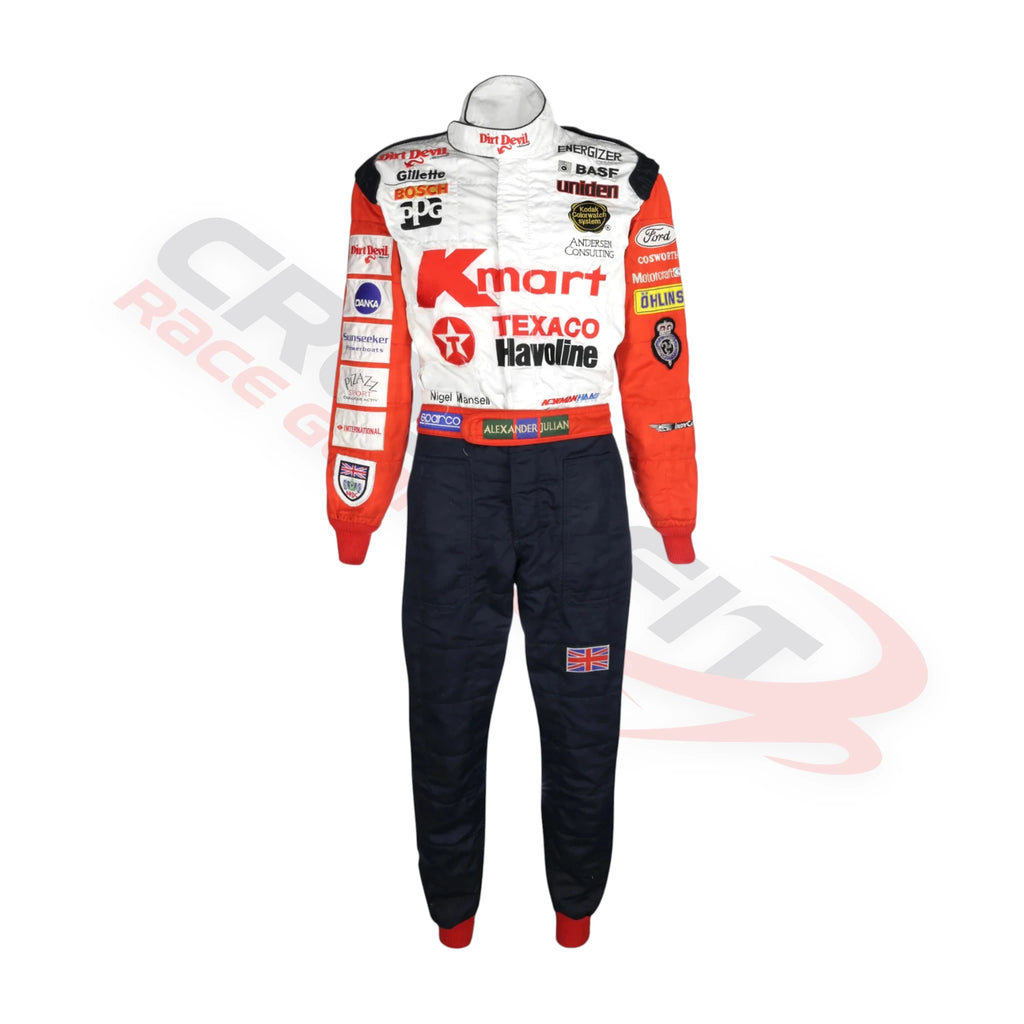 1993 Nigel Mansell Haas Racing IndyCar Printed Race Suit