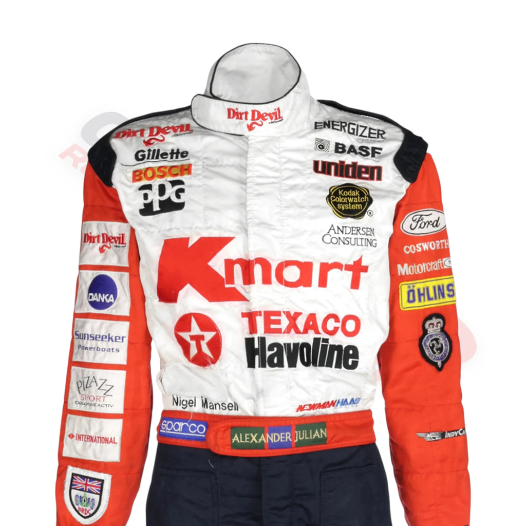 1993 Nigel Mansell Haas Racing IndyCar Printed Race Suit
