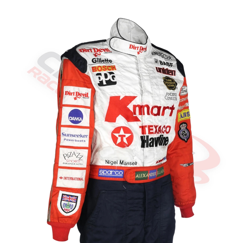 1993 Nigel Mansell Haas Racing IndyCar Printed Race Suit