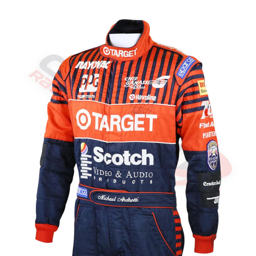1994 Michael Andretti Chip Ganassi Racing IndyCar printed Race Suit