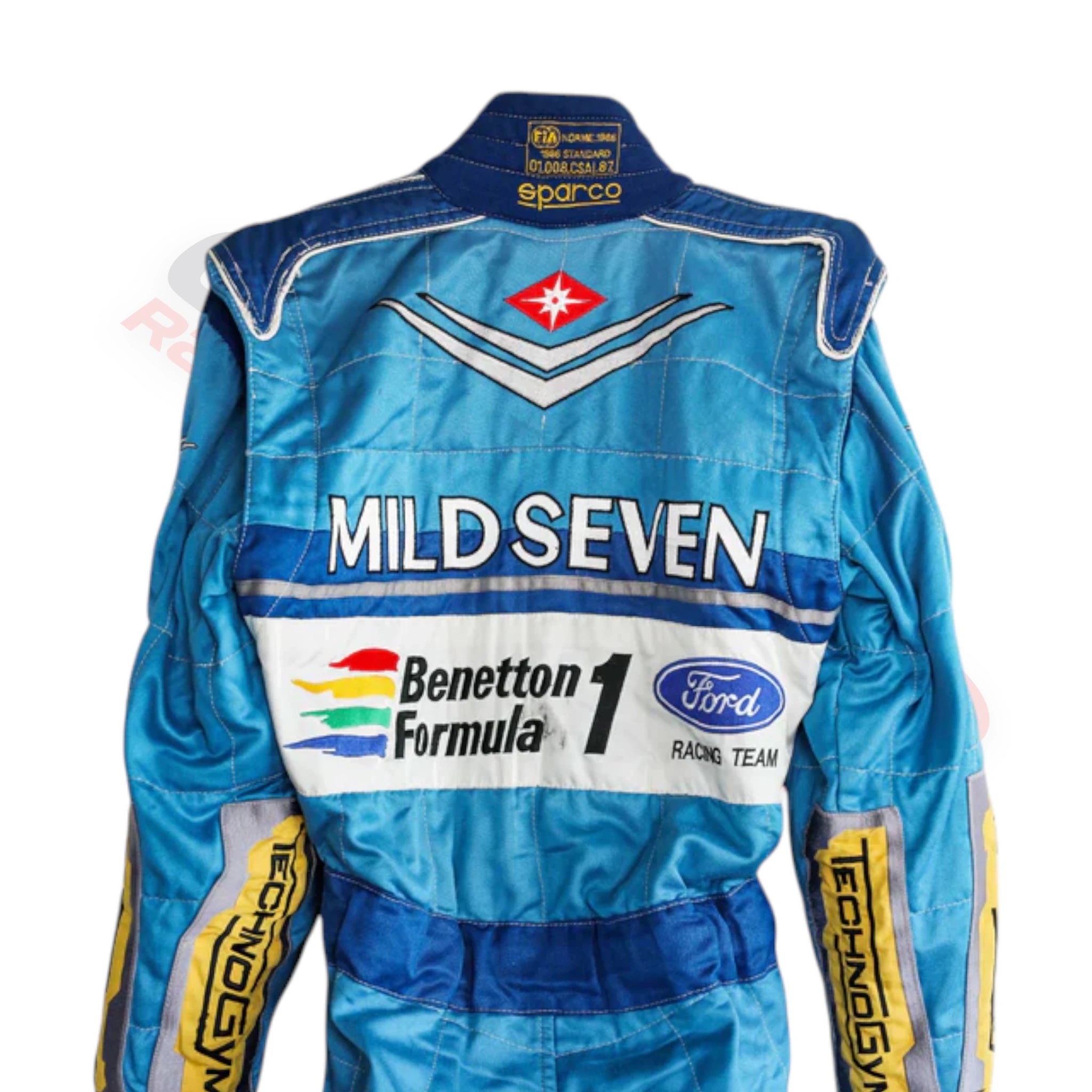 1994 Michael Schumacher Benetton Ford Japanese GP F1 Printed Race Suit