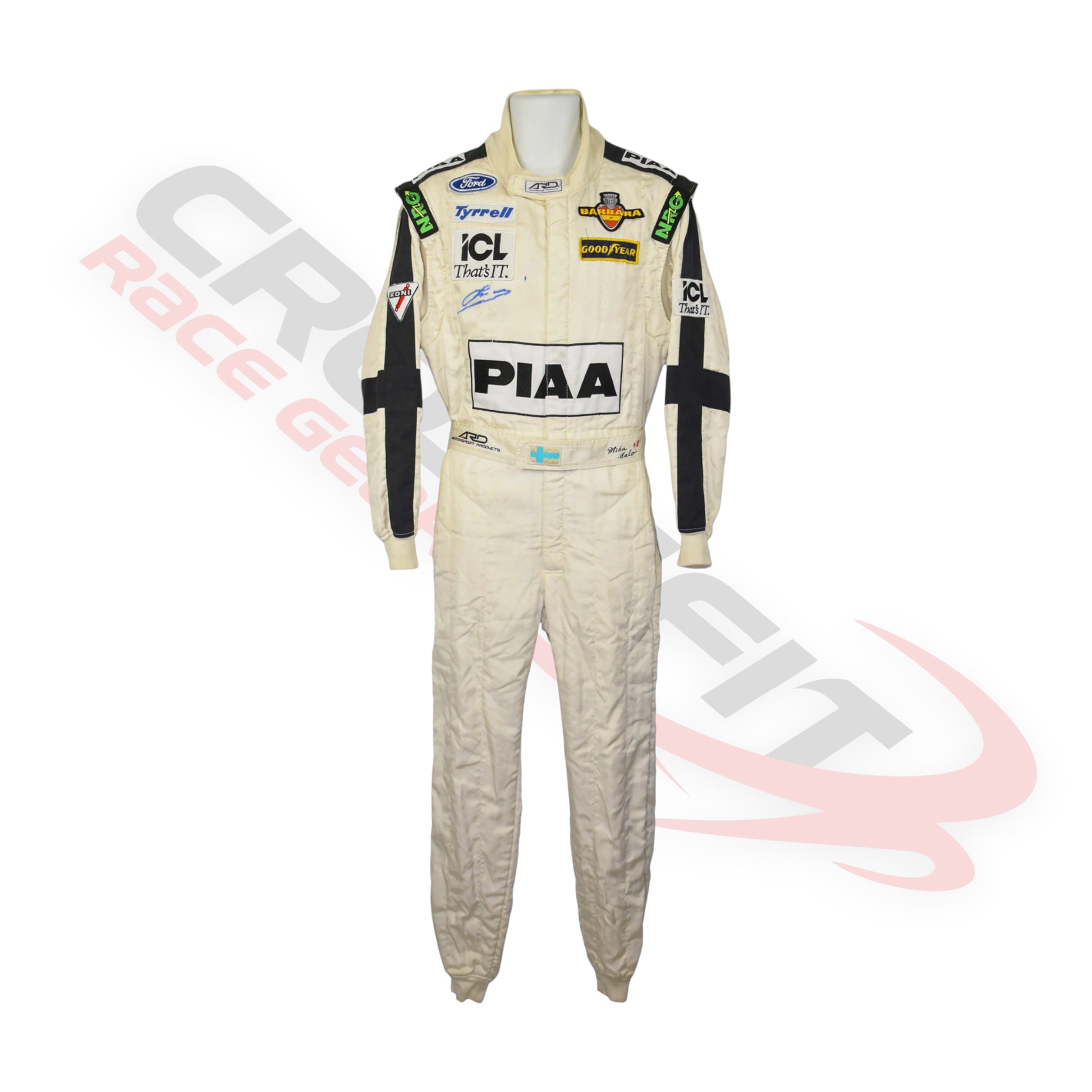 1997 Mika Salo Embroidered patches F1 Race Suit