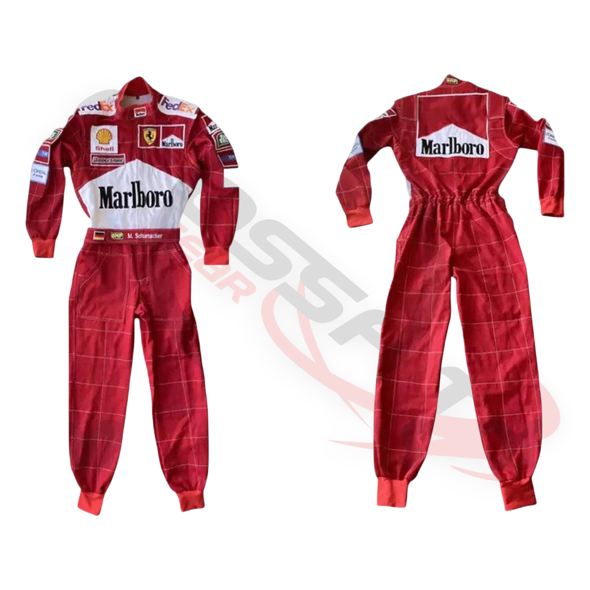 2001 Michael Schumacher Embroidered patches F1 Race Suit