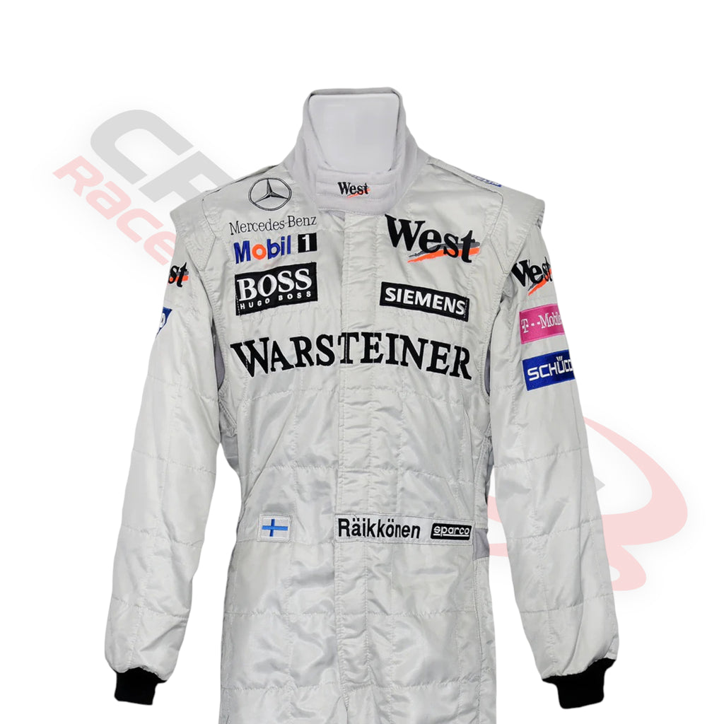 2004 Kimi Raikkonen Embroidered patches F1 Race Suit