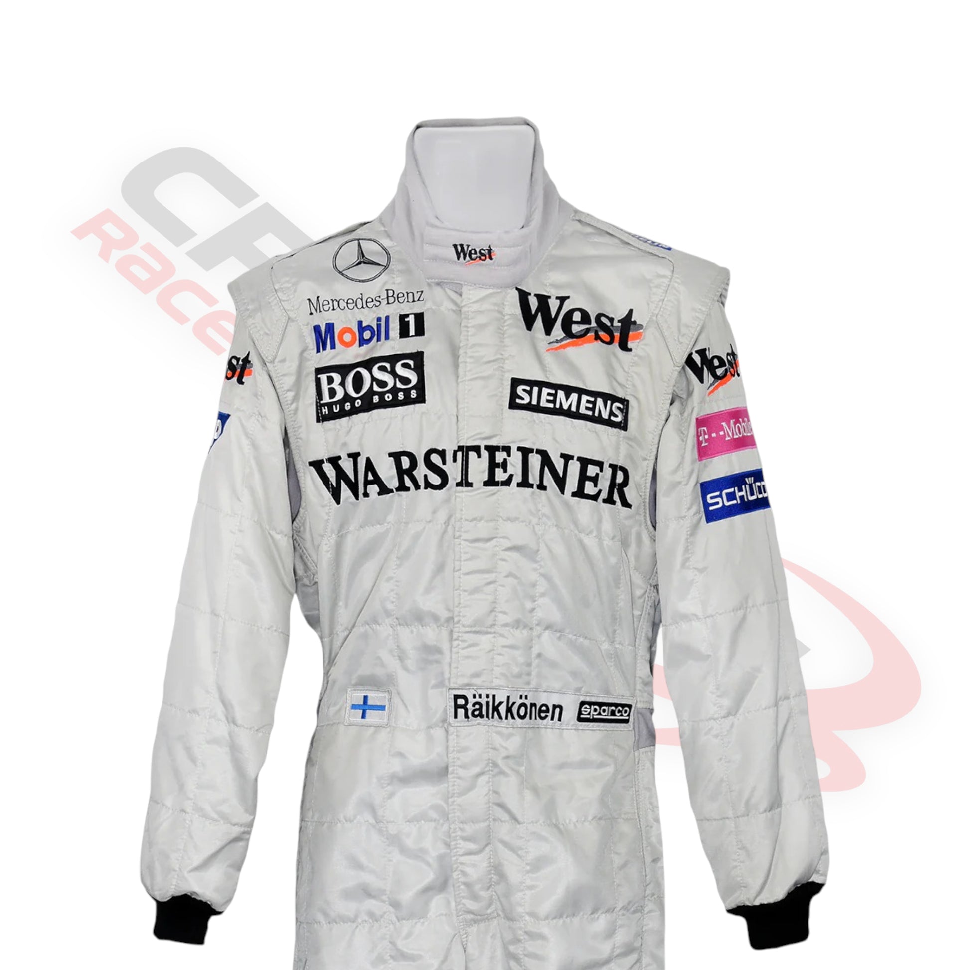 2004 Kimi Raikkonen Embroidered patches F1 Race Suit