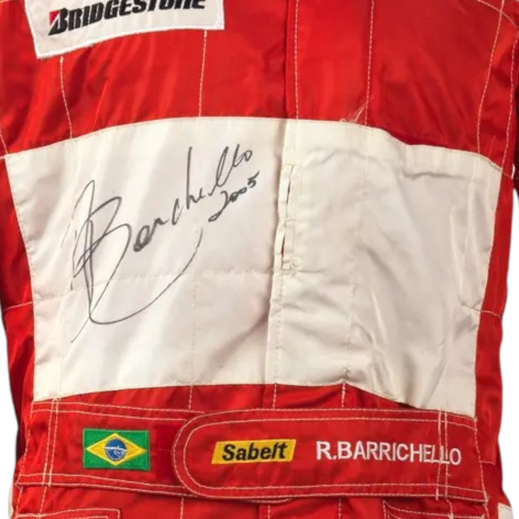 2005 Rubens Barrichello Embroidered patches F1 Race Suit