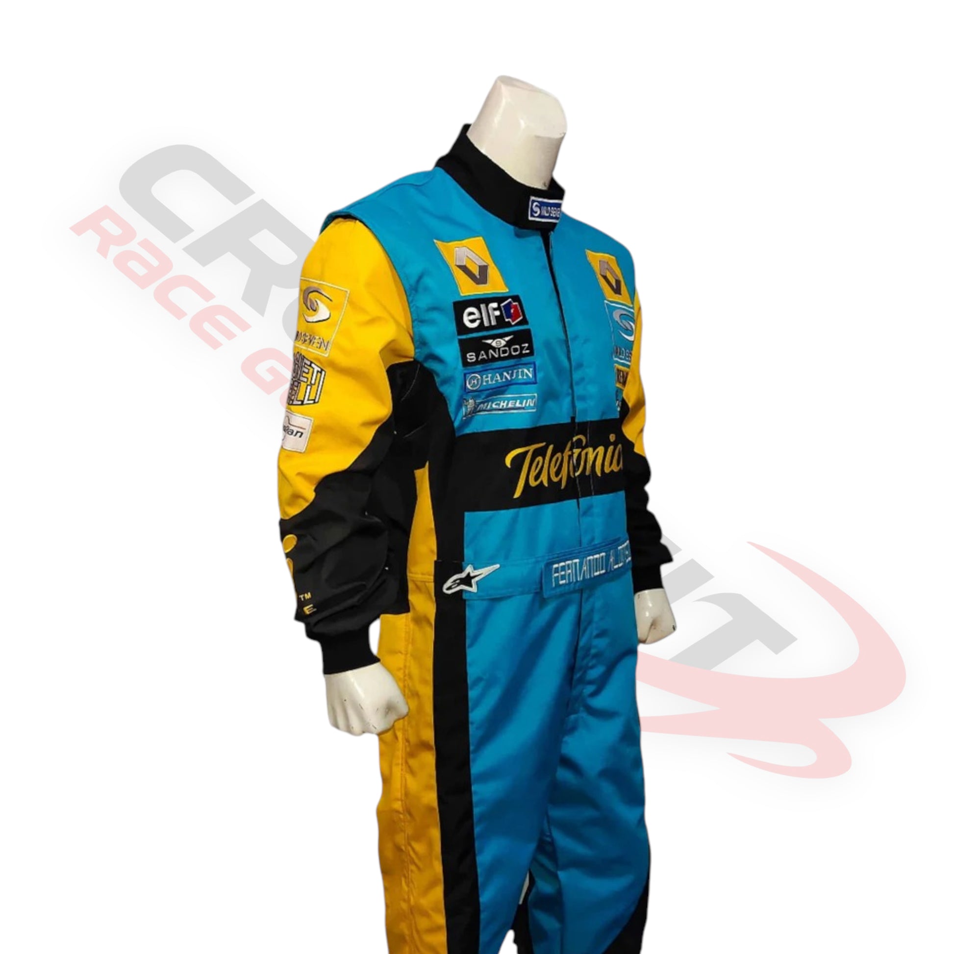 2006 Fernando Alonso Embroidered patches F1 Race Suit