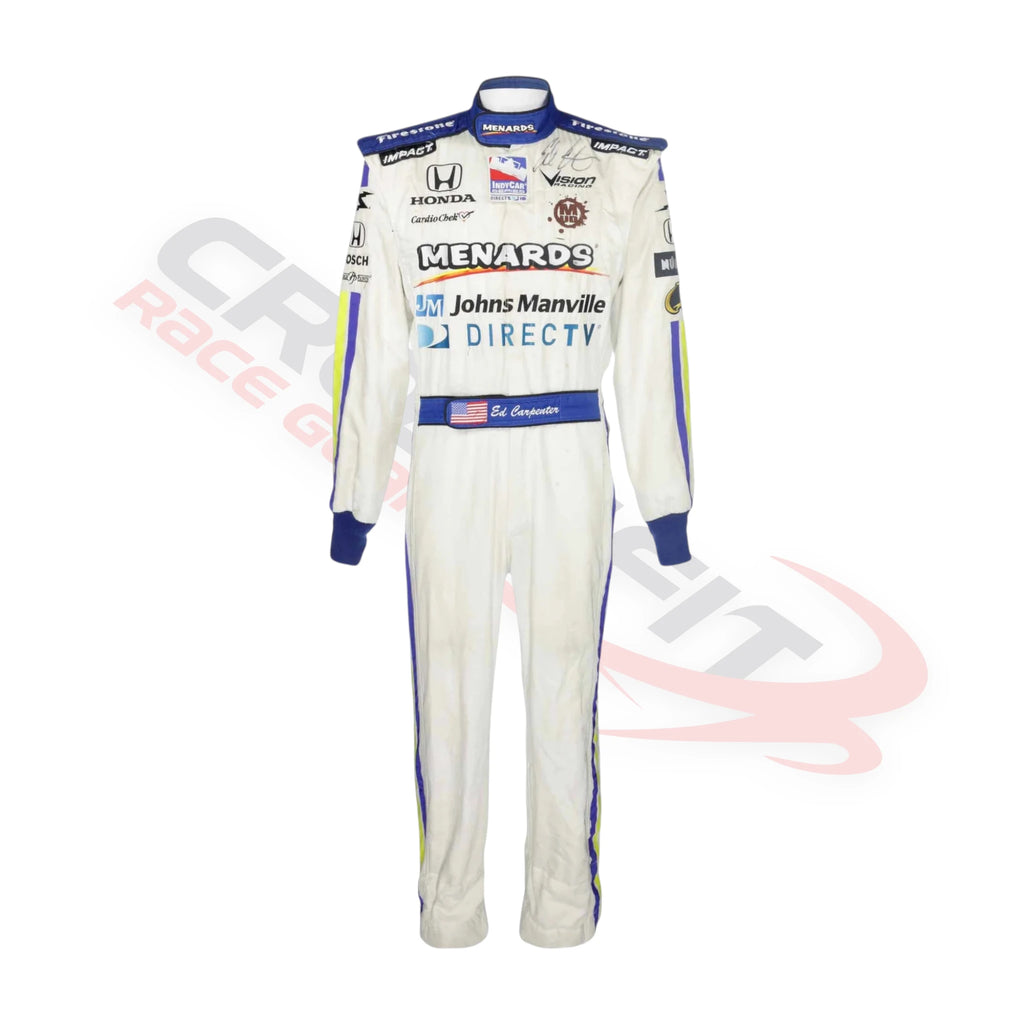 2008 Ed Carpenter Menards IndyCar Printed Race Suit