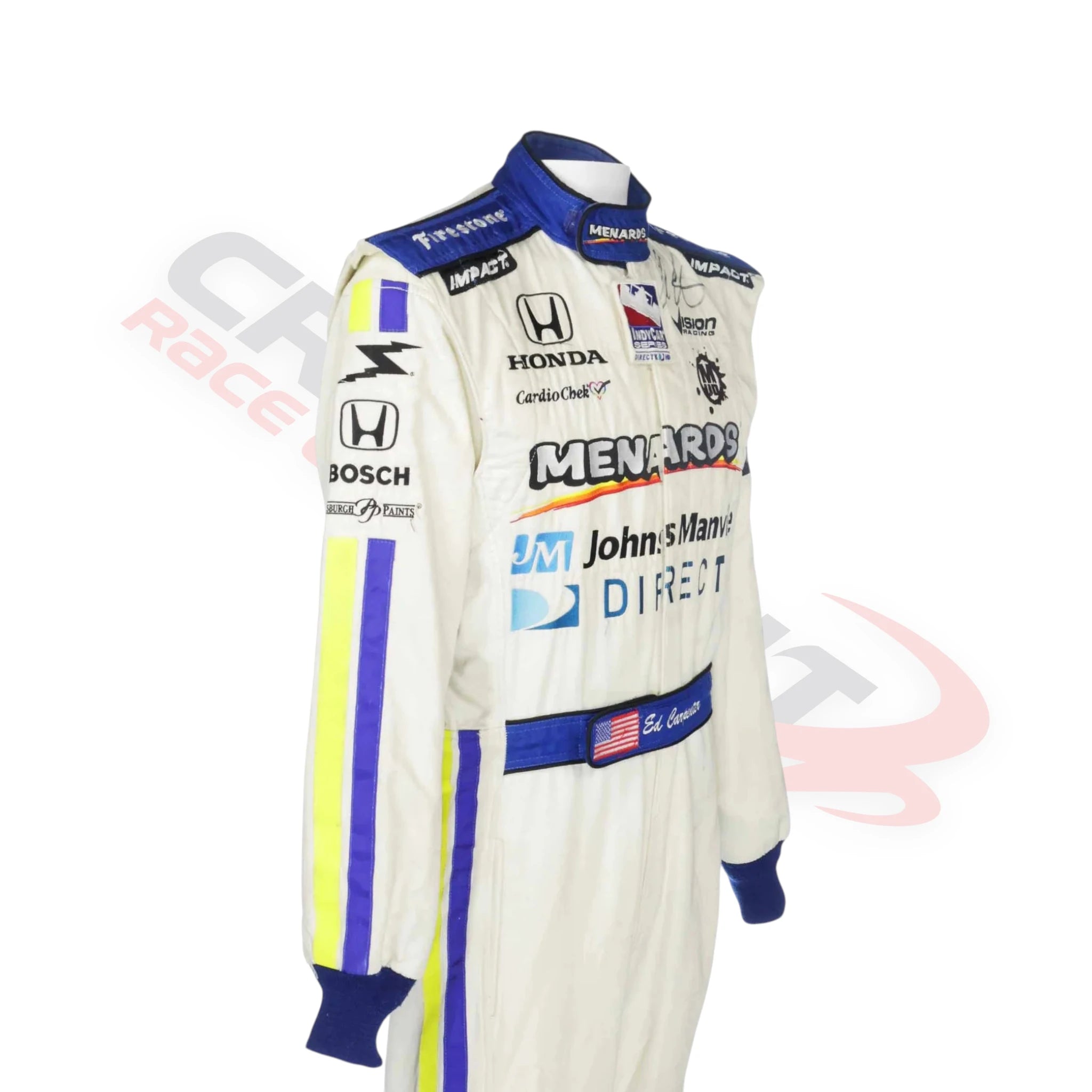 2008 Ed Carpenter Menards IndyCar Printed Race Suit