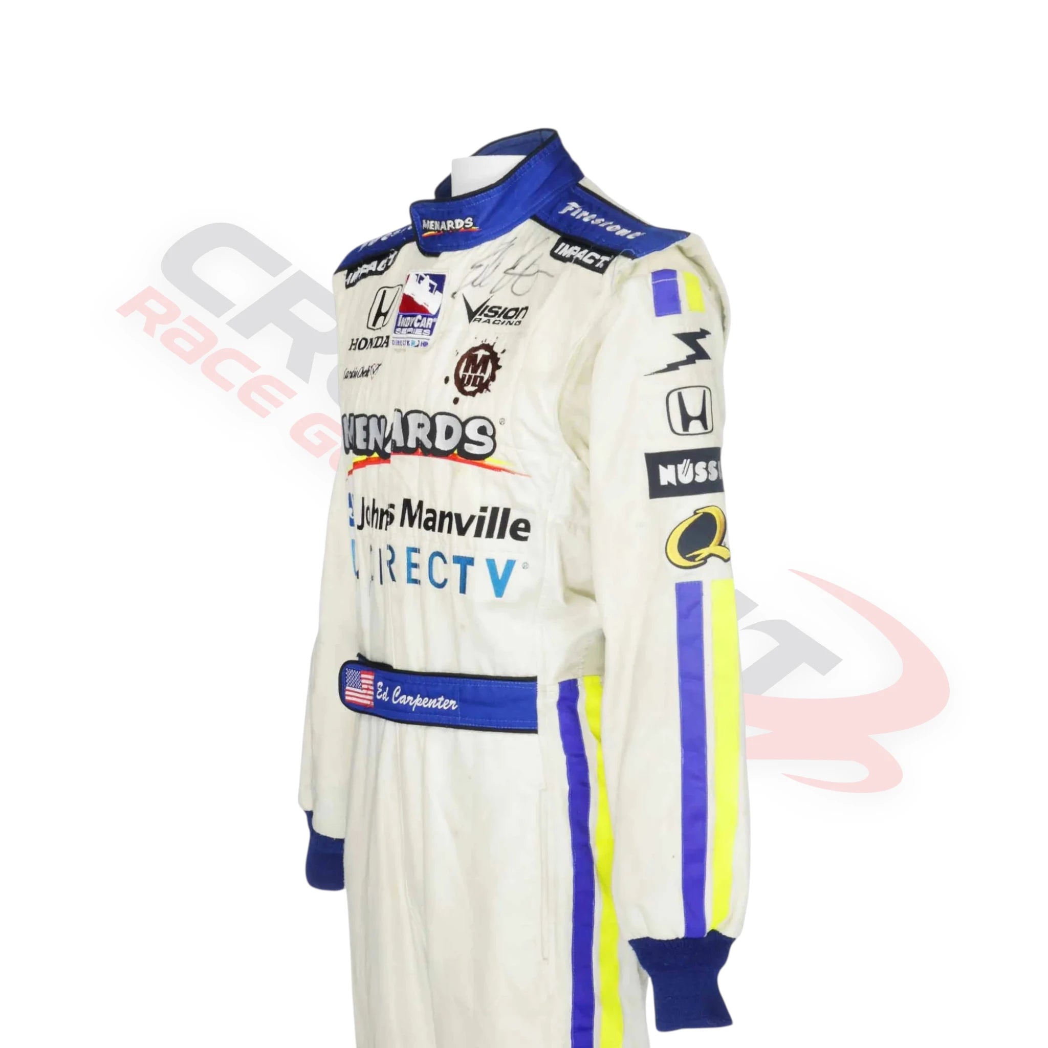 2008 Ed Carpenter Menards IndyCar Printed Race Suit