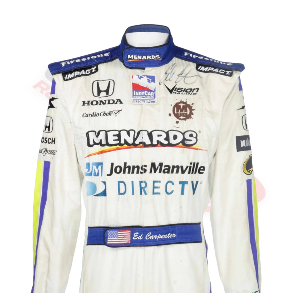 2008 Ed Carpenter Menards IndyCar Printed Race Suit