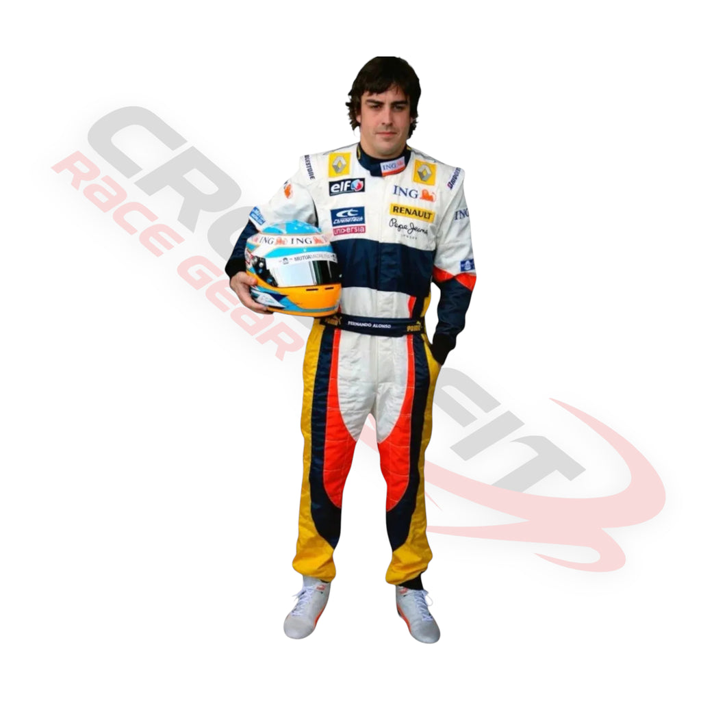 2008 Fernando Alonso Embroidered patches F1 Race Suit