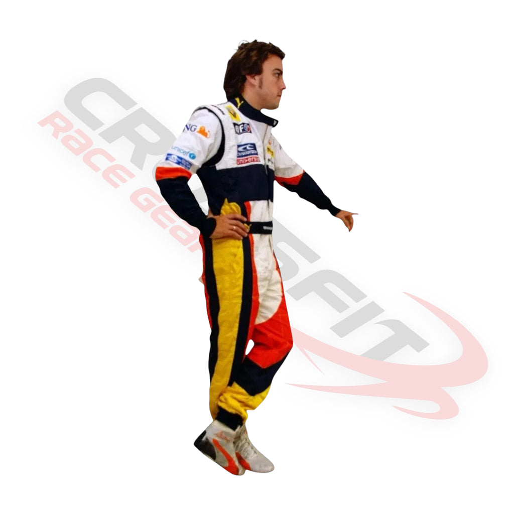 2008 Fernando Alonso Embroidered patches F1 Race Suit