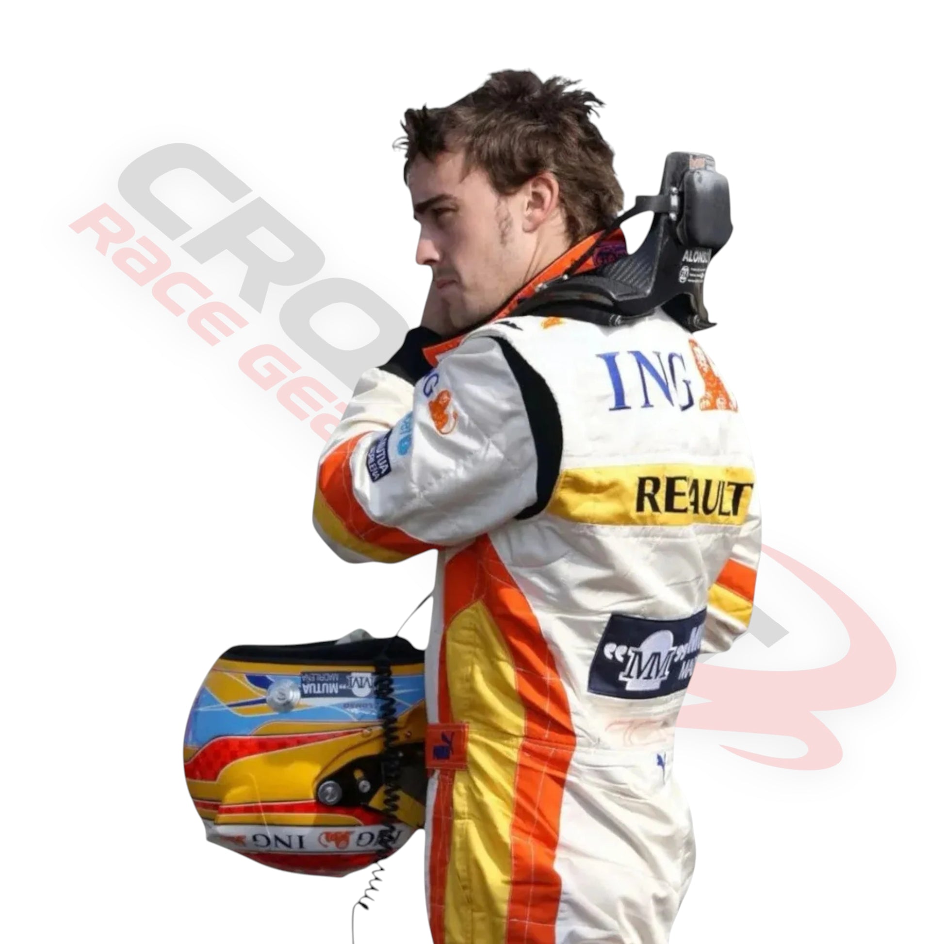 2008 Fernando Alonso Embroidered patches F1 Race Suit