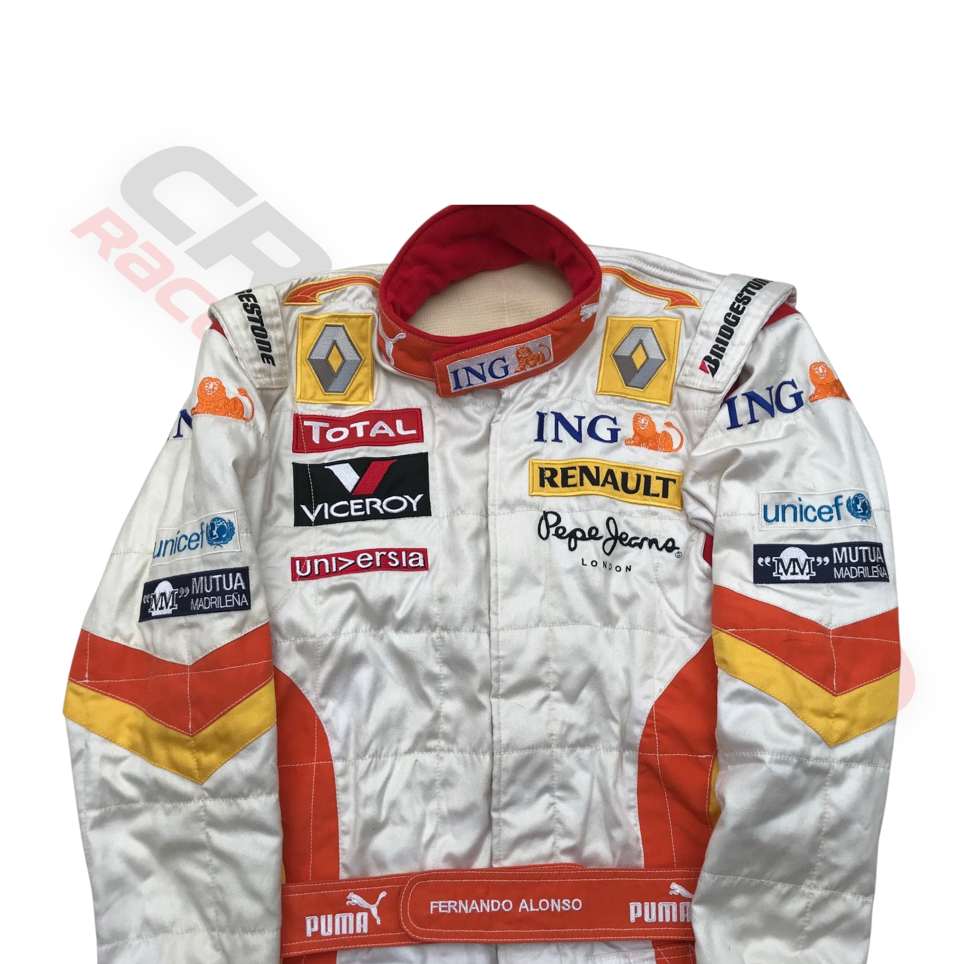2009 Fernando Alonso Embroidered patches F1 Race Suit