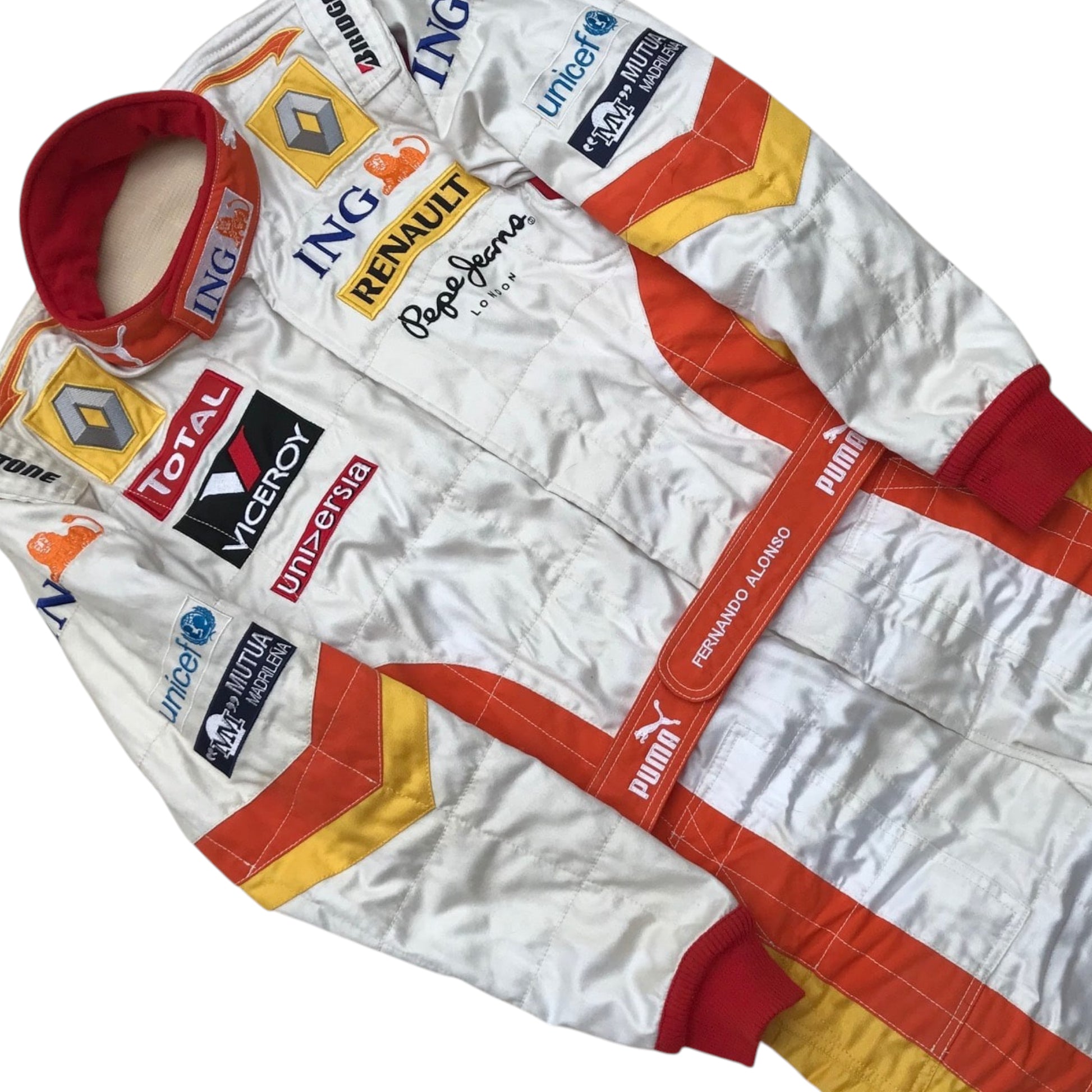 2009 Fernando Alonso Embroidered patches F1 Race Suit