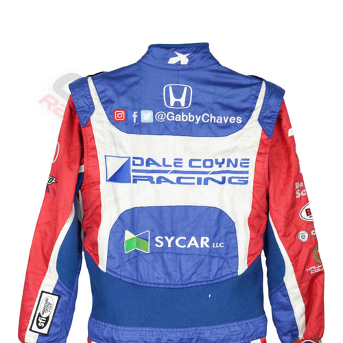 2016 Gabby Chaves Dale Coyne Racing IndyCar Printed Race Suit
