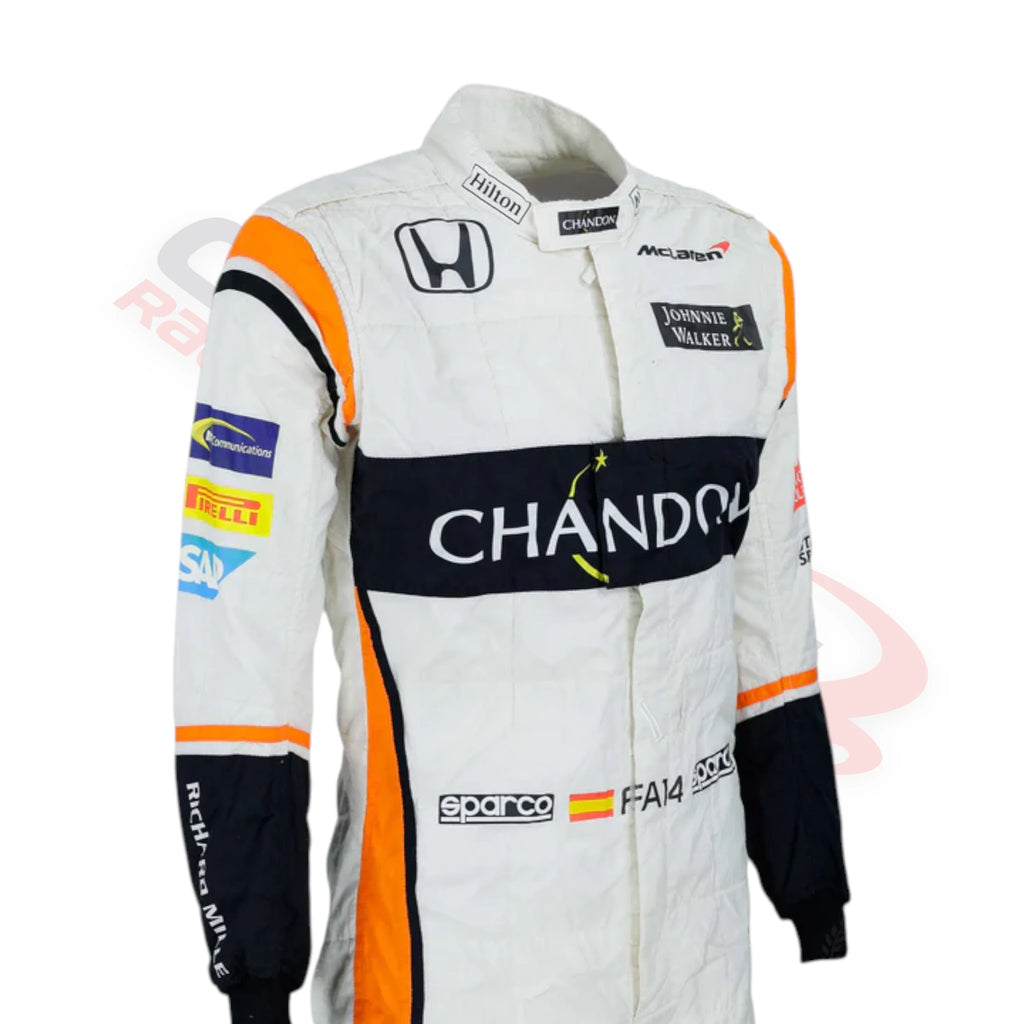 2017 Fernando Alonso Mclaren Spanish GP F1 Printed Race Suit