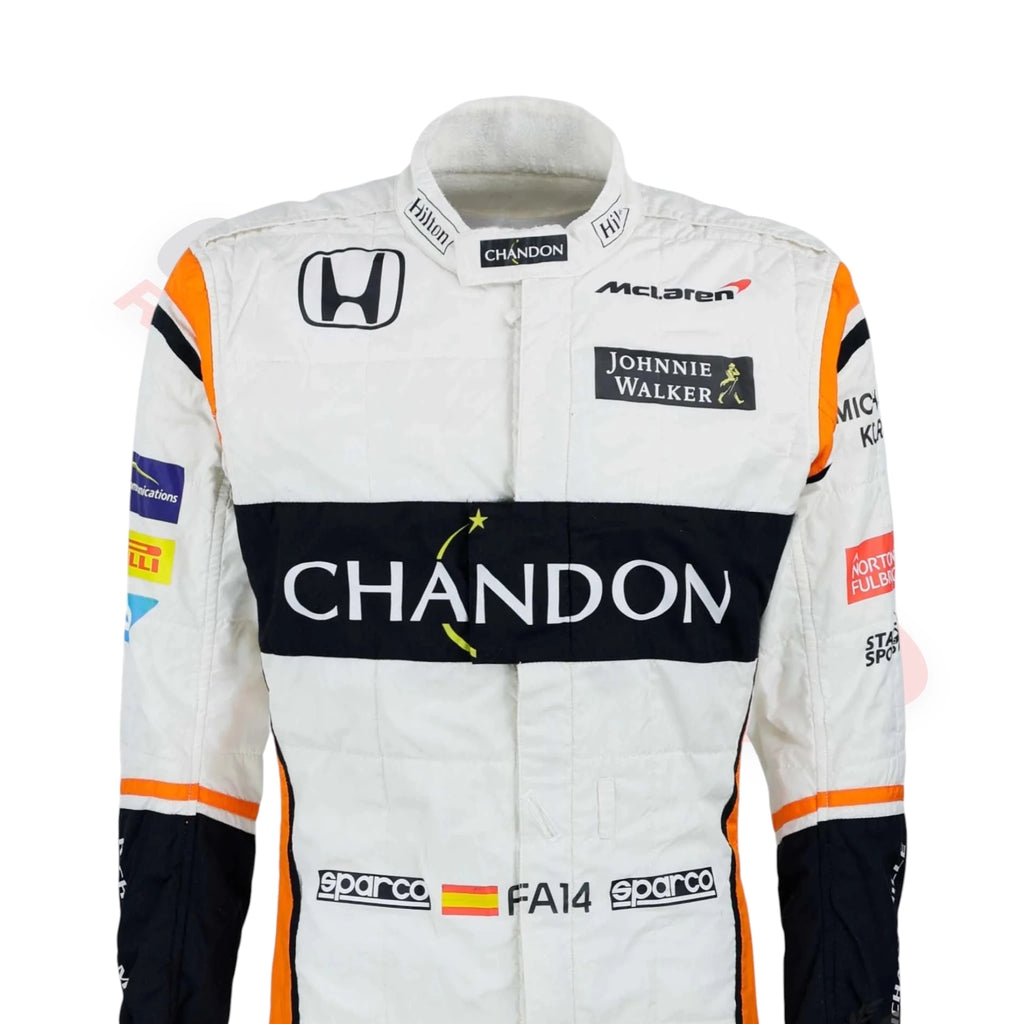 2017 Fernando Alonso Mclaren Spanish GP F1 Printed Race Suit
