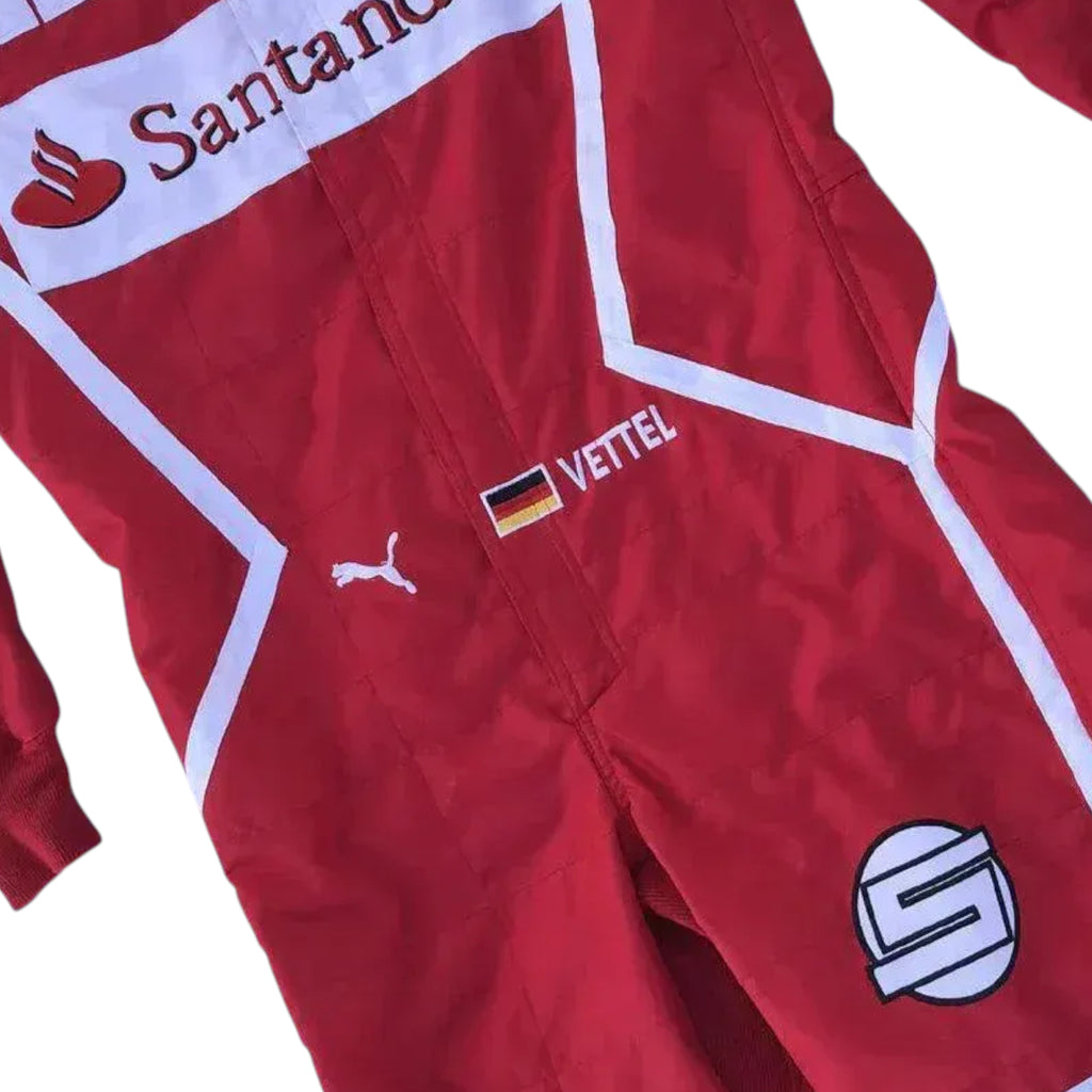2017 Sebastian Vettel Embroidered F1 Race Suit