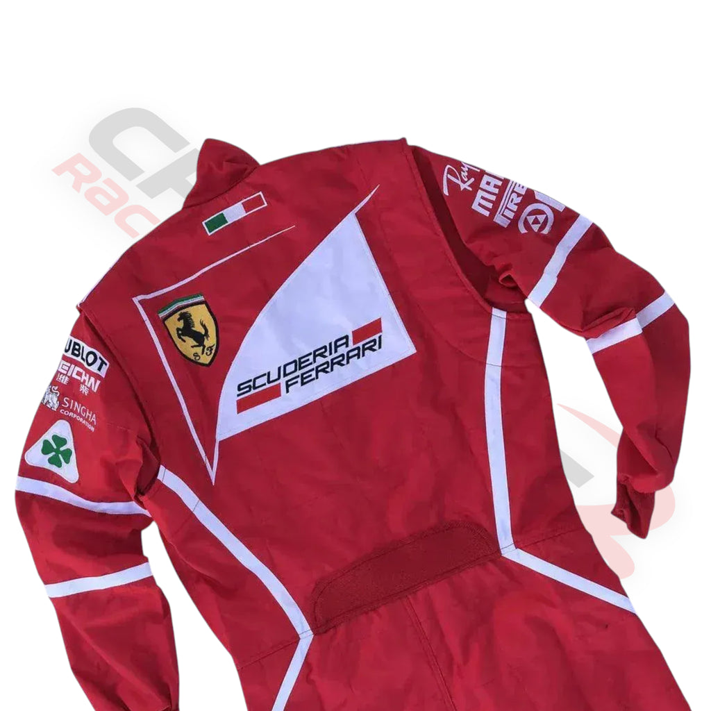 2017 Sebastian Vettel Embroidered patches F1 Race Suit