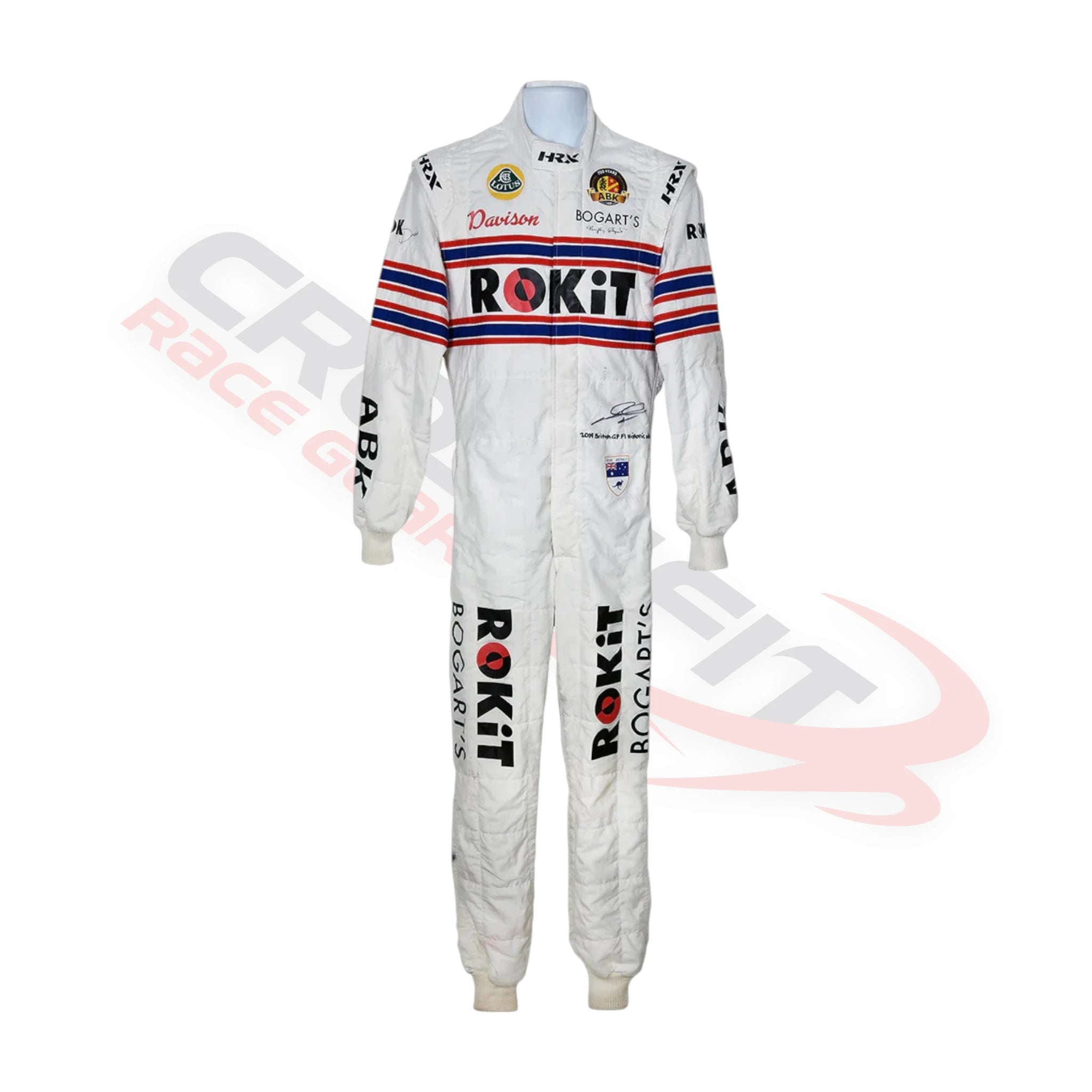 2019 James Davison Lotus Masters F1 Printed Race Suit