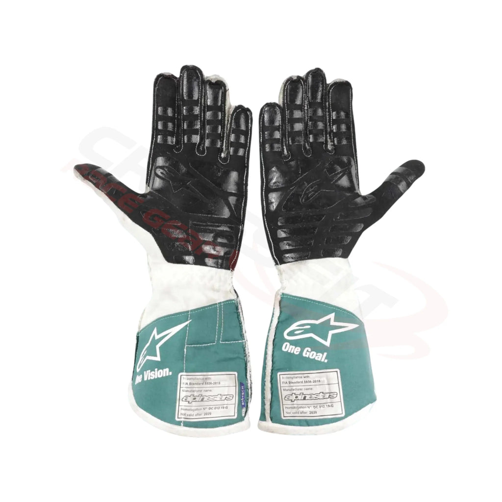 2021 Lance Stroll Aston Martin F1 Race Gloves
