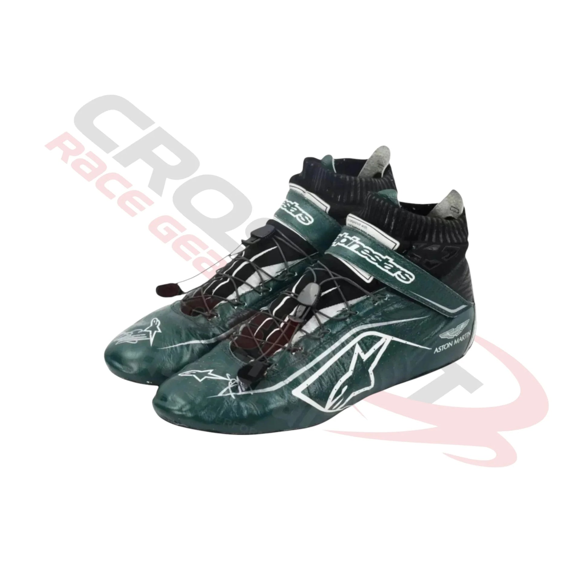 Aston Martin Racingドライビングシューズ　SIZE∶EU42 2021 Lance Stroll Aston Martin F1 Race Shoes – Crossfit Racegear