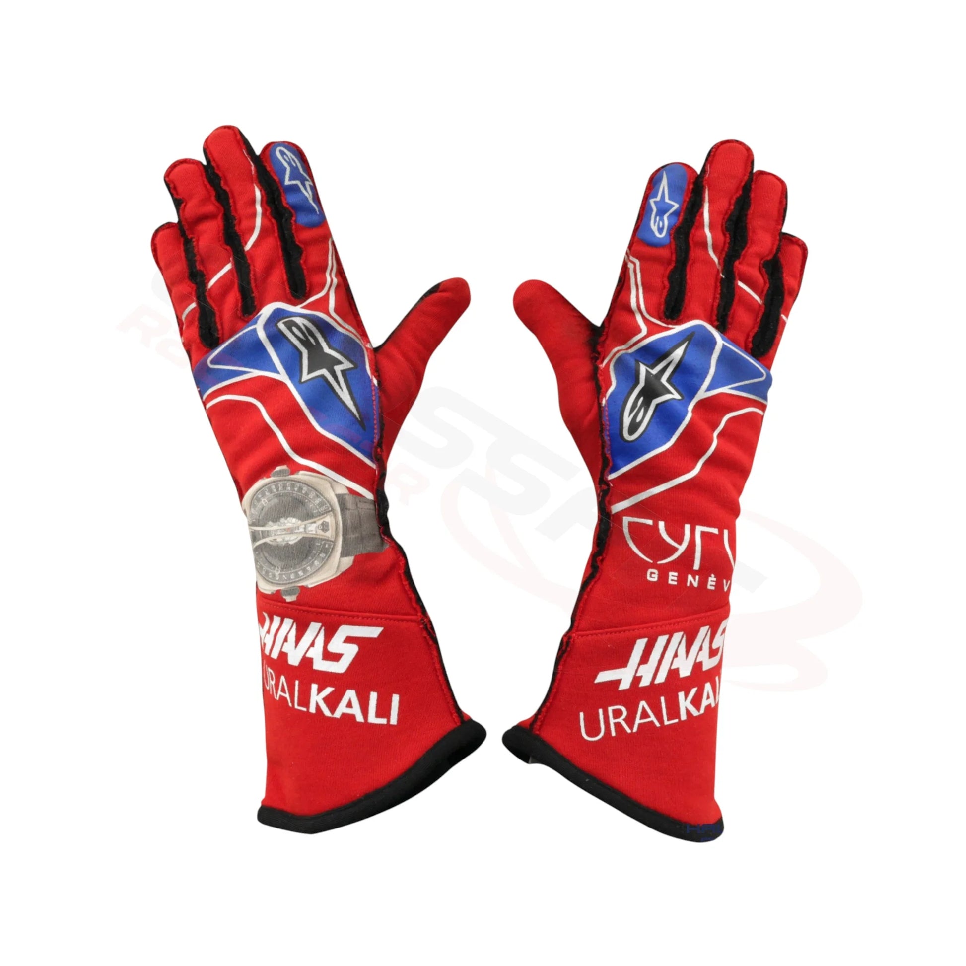 2021 Nikita Mazepin Mexico GP Haas F1 Race Gloves