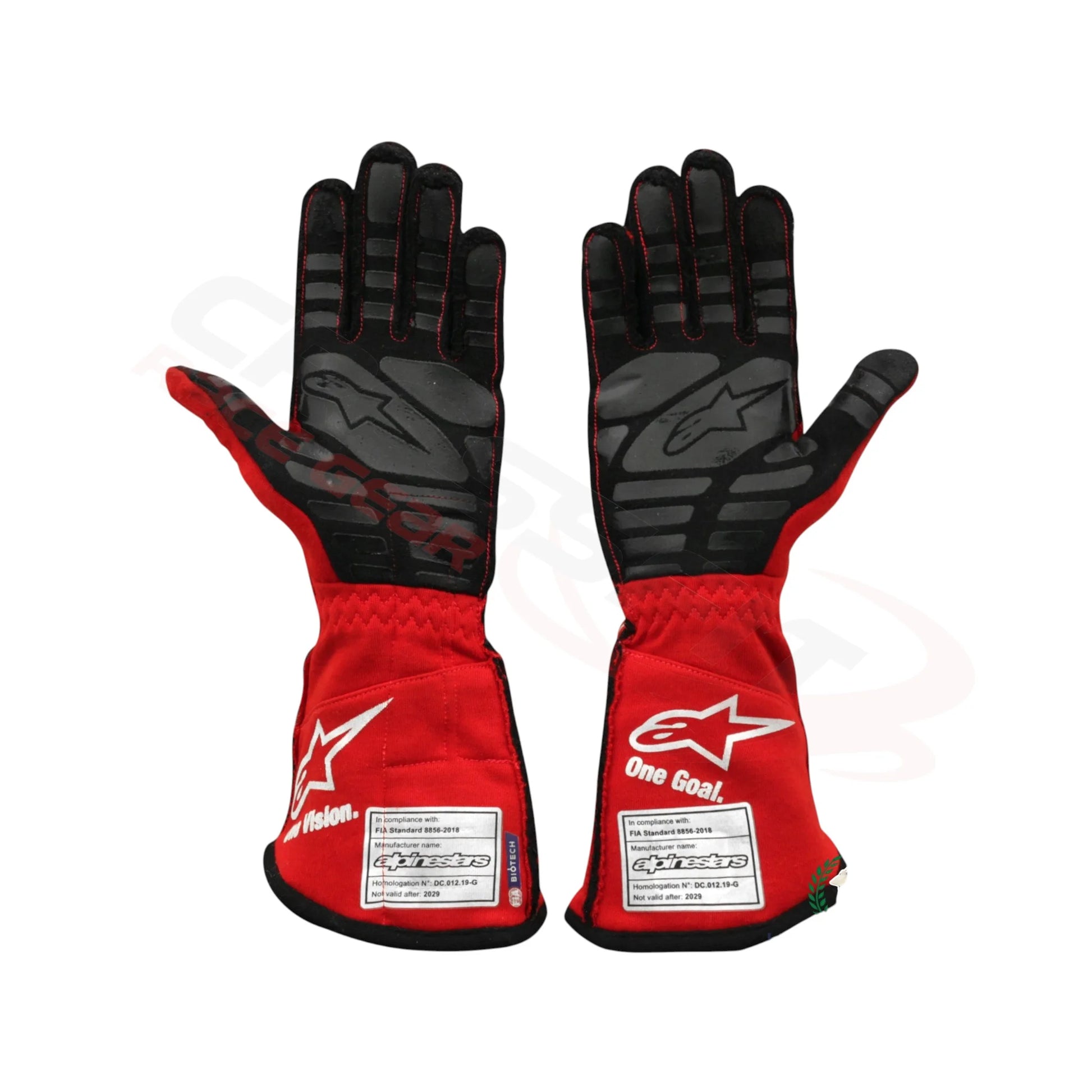 2021 Nikita Mazepin Mexico GP Haas F1 Race Gloves