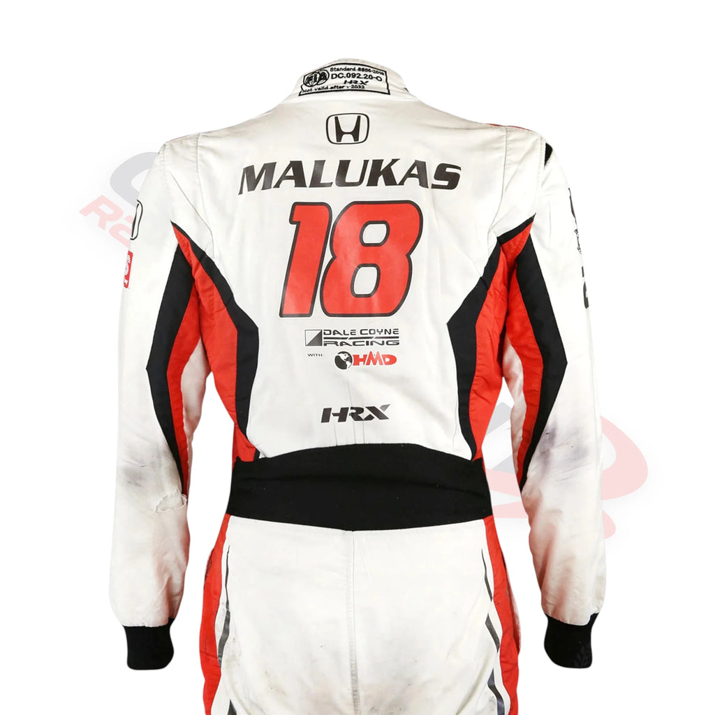2022 David Malukas Dale Coyne Rookie IndyCar Printed Race Suit