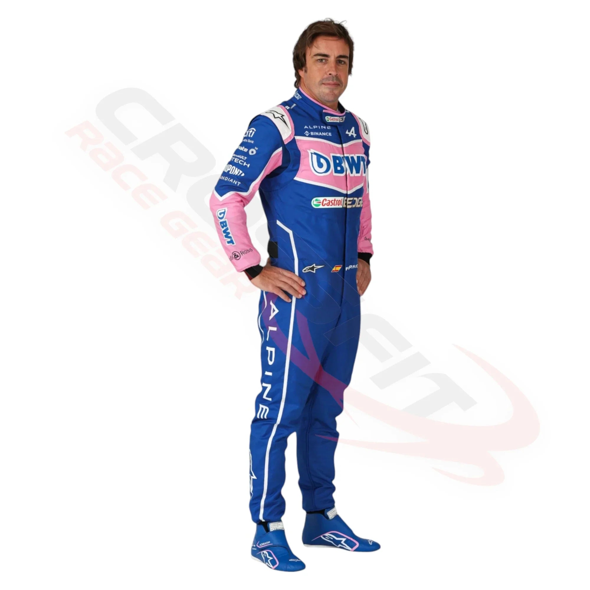 2022 FERNANDO ALONSO ALPHINE F1 RACE SUIT