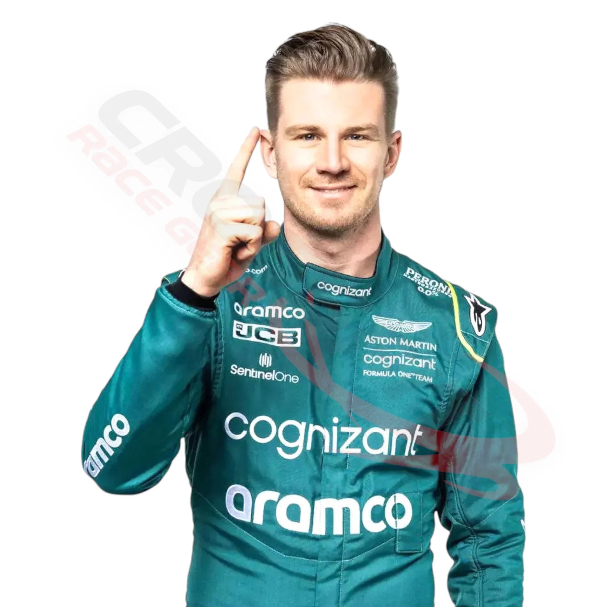 2022 Nico Hulkenberg Aston Martin F1 Race Suit