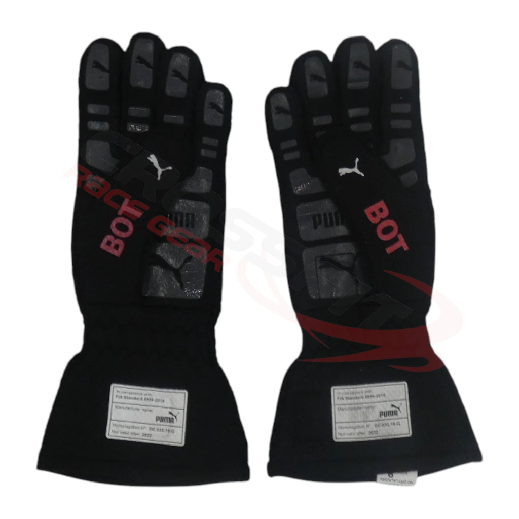 2022 Valtteri Bottas Alfa Romeo F1 race gloves