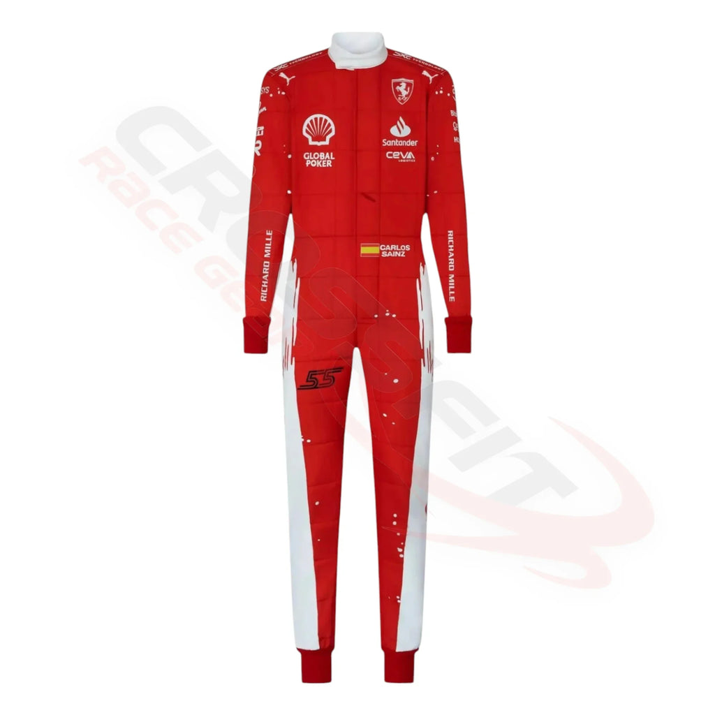 2023 Carlos Sainz las vegas GP special edition Ferrari F1 Race Suit