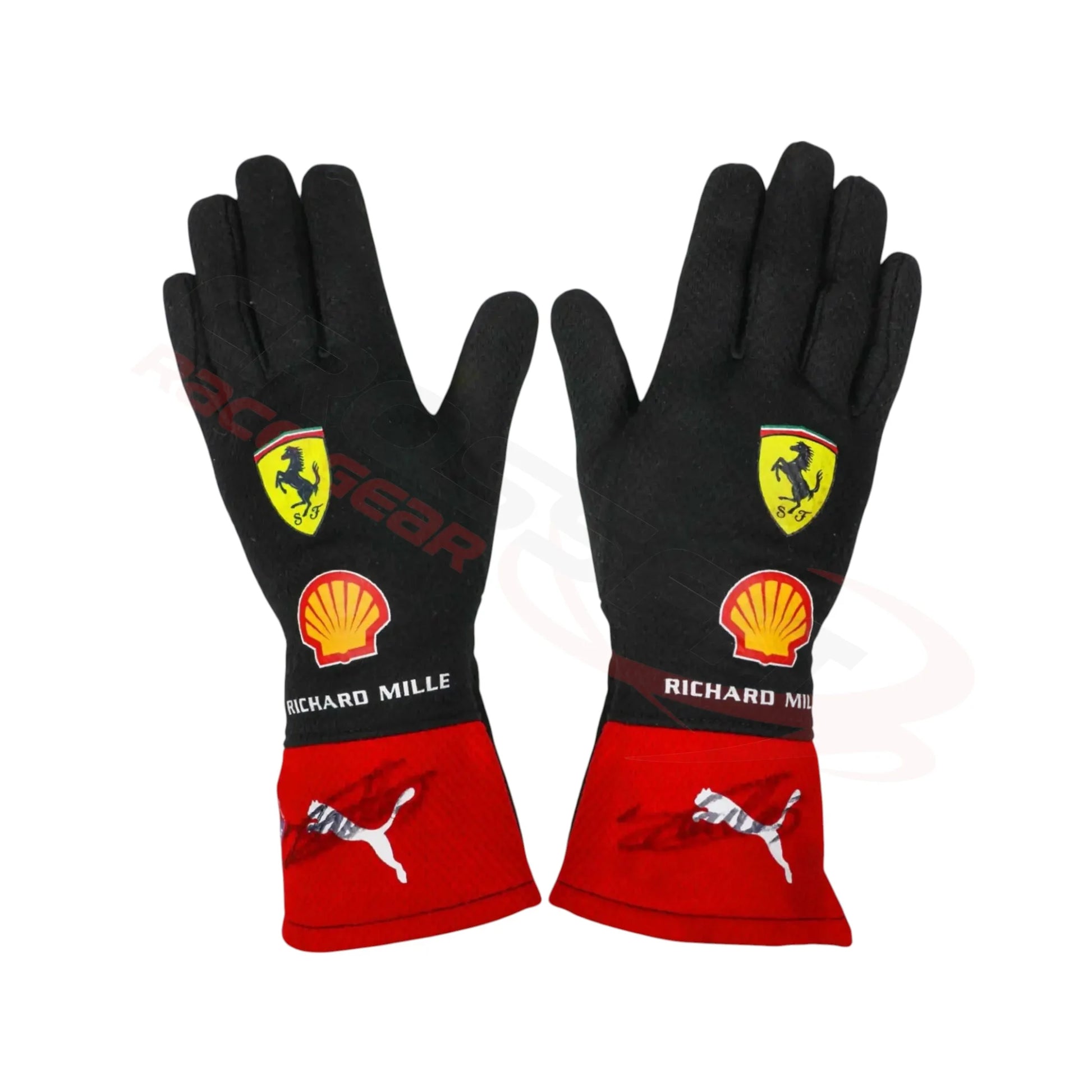 2023 Charles Leclerc Race Scuderia Ferrari F1 Gloves